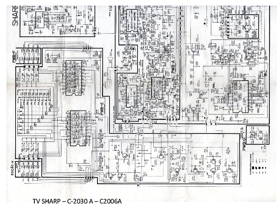 SHARP C-2030 TV SCH service manual (2nd page)