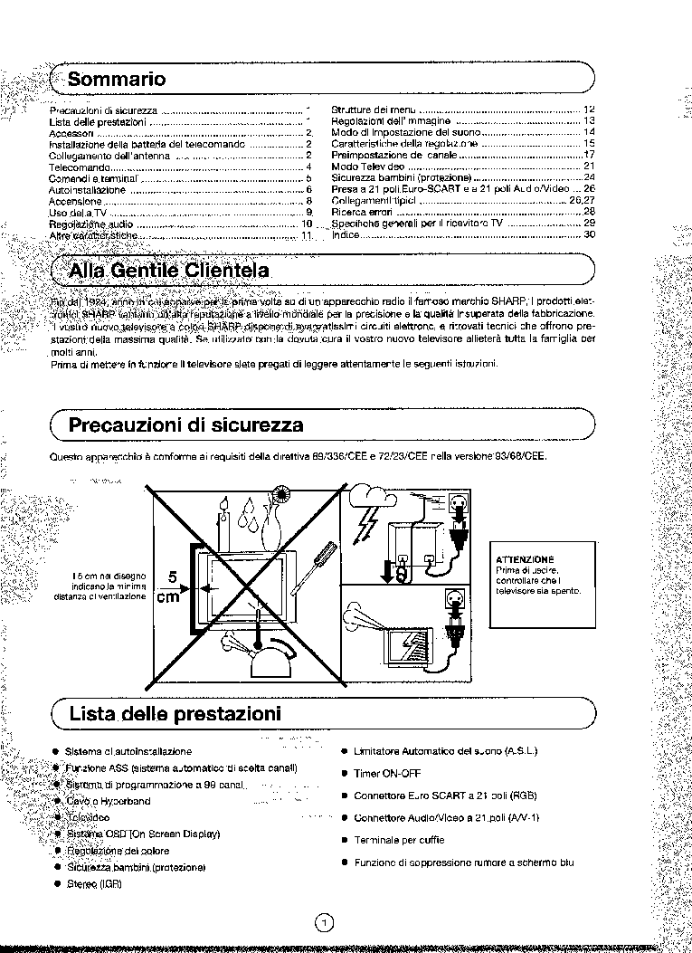 SHARP GA10 CHASSIS 54GS61S TV SM service manual (2nd page)