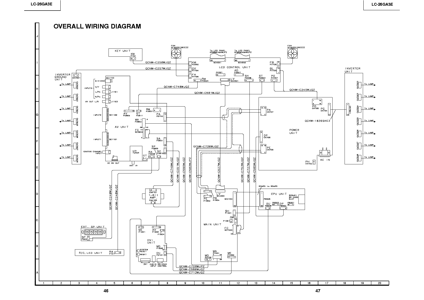 SHARP LC-26GA3E LCD service manual (2nd page)