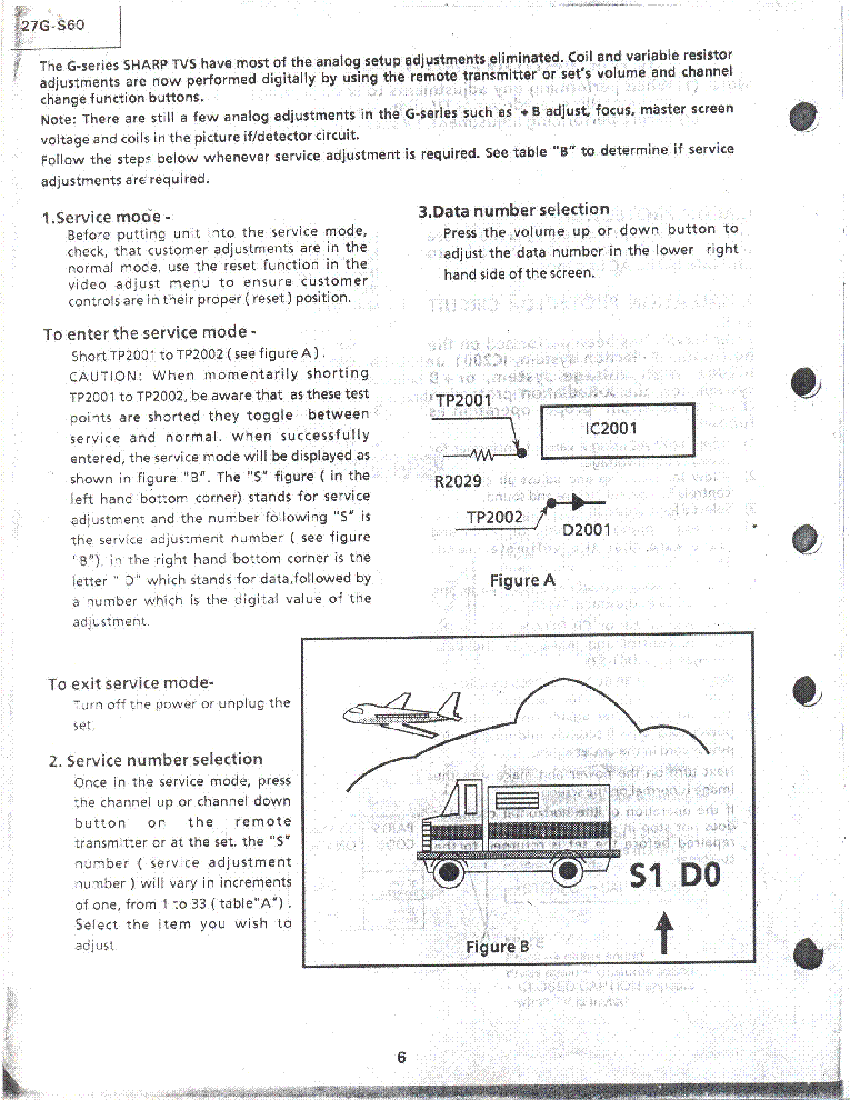 SHARP SN51 CHASSIS 29GS60 service manual (2nd page)