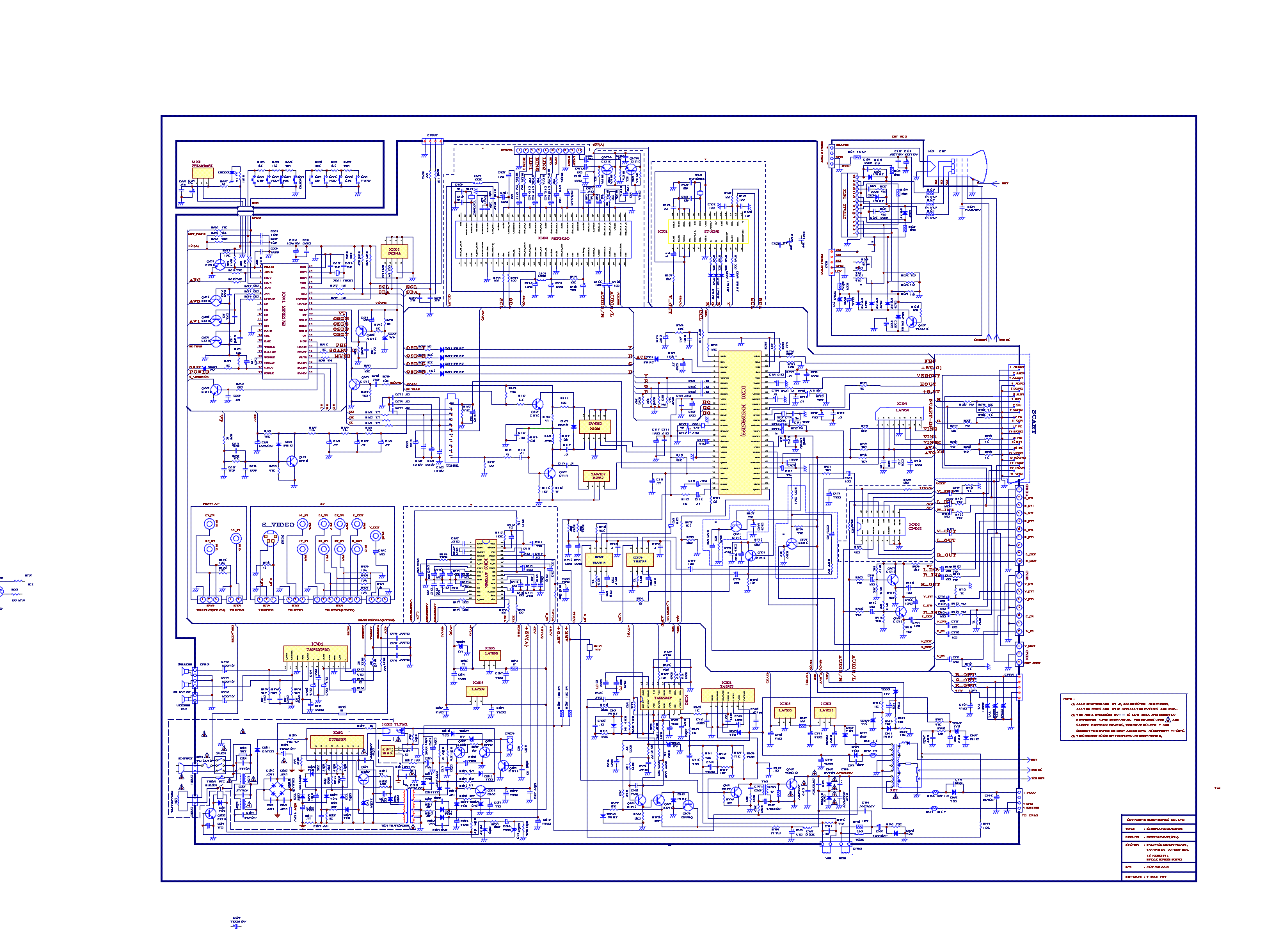 Схема телевизора erisson 1408