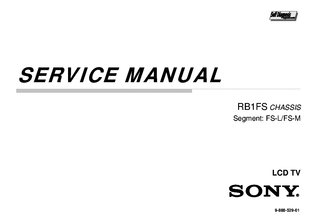 SONY KD-55X9000A CHASSIS RB1FS SM service manual (2nd page)