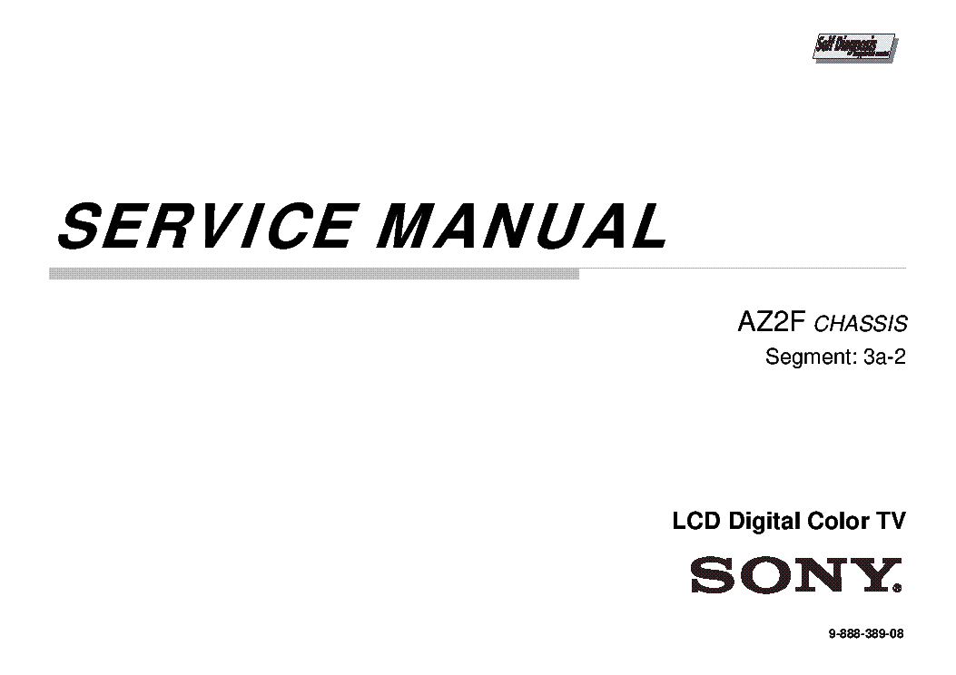 SONY KDL-46EX725 CHASSIS AZ2F SM service manual (2nd page)