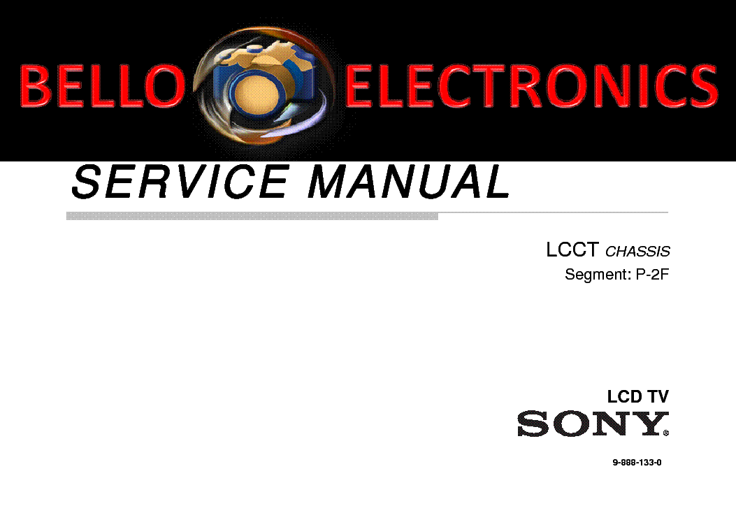 SONY KLV-32BX350 service manual (2nd page)