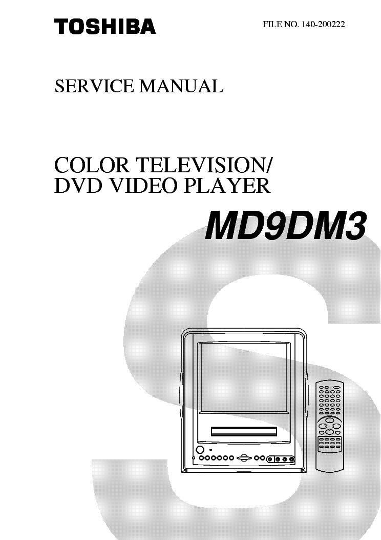 SONY MD9DM3 SM service manual (1st page)