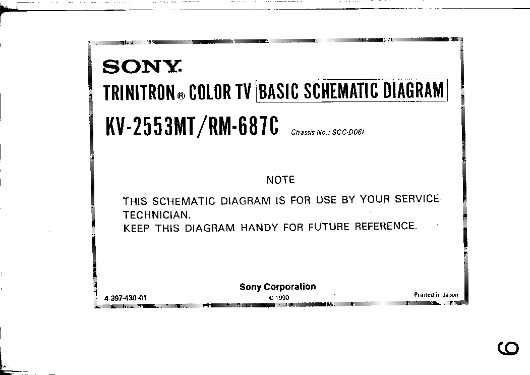SONY KV-2553MT service manual