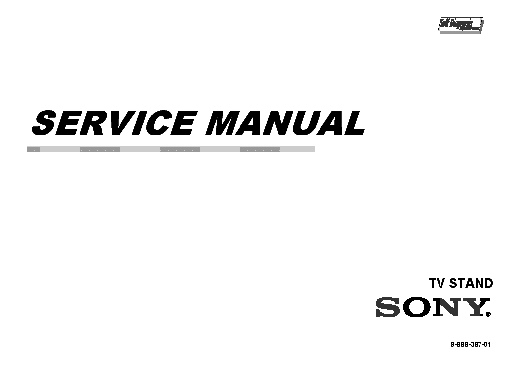 SONY SU-B401S SU-B461S SU-B551S TV STAND VER.1.0 SM service manual (2nd page)