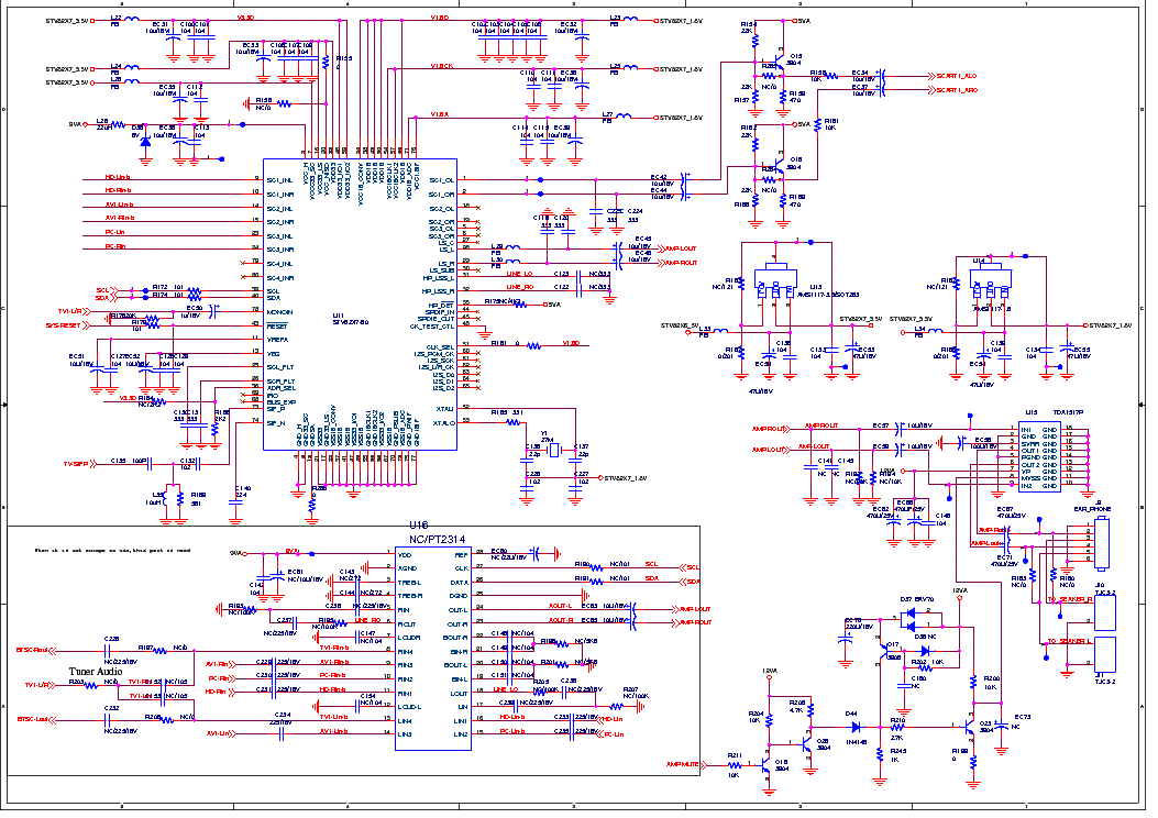 Схема supra ctv 14001