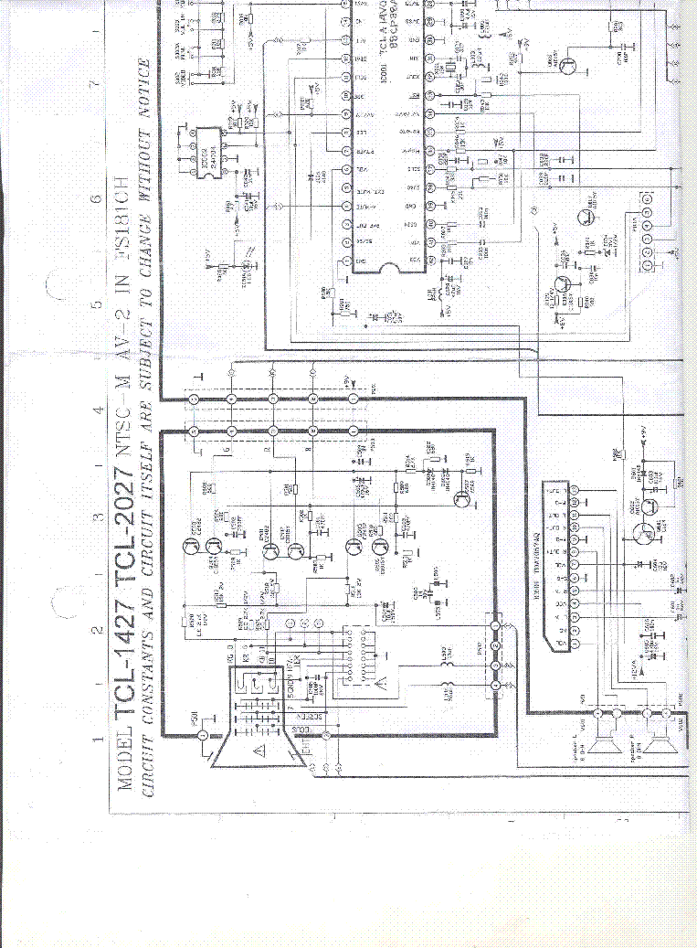 Tcl Crt Tv Circuit Diagram