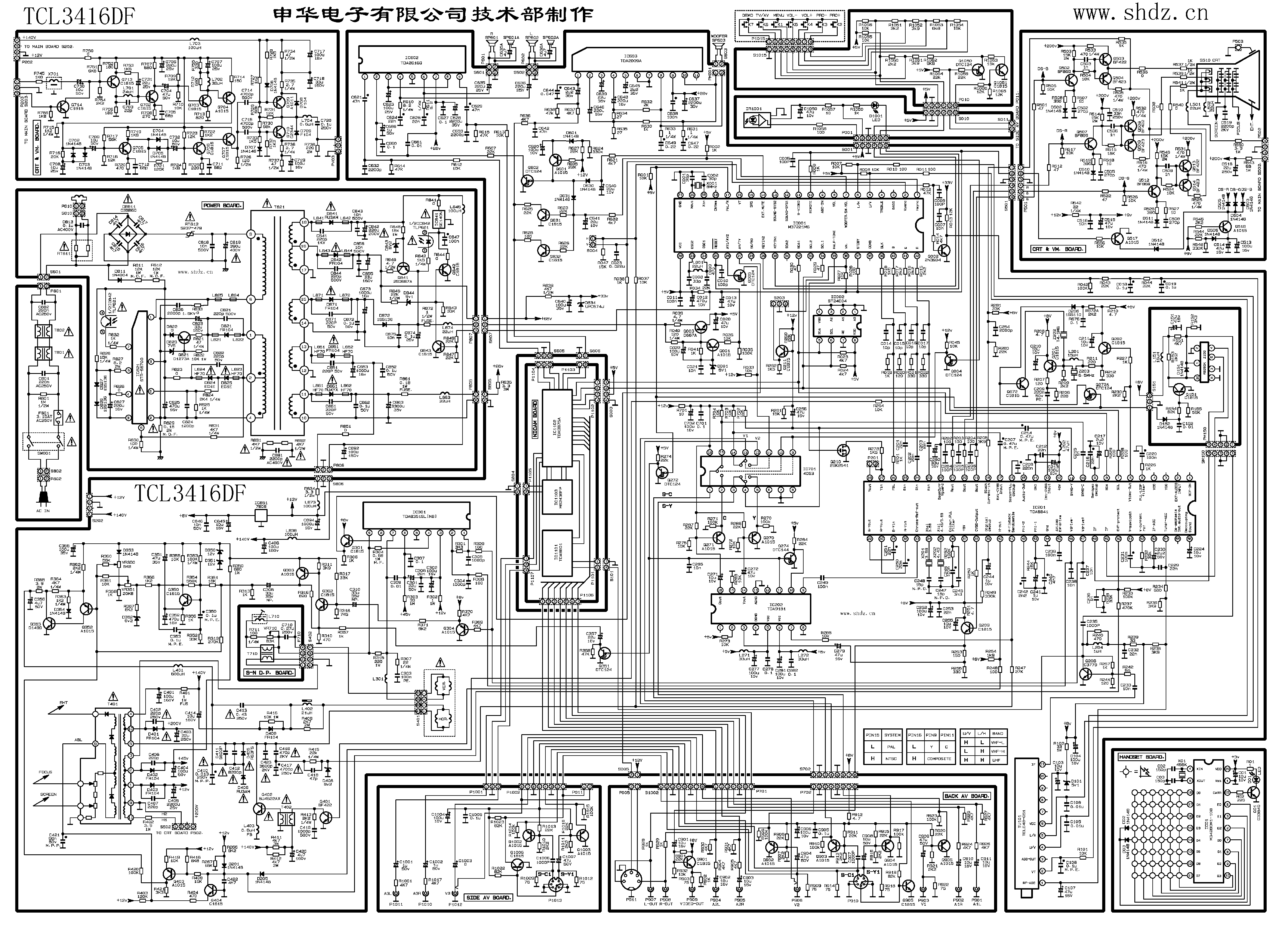 Tcl Crt Tv Circuit Diagram