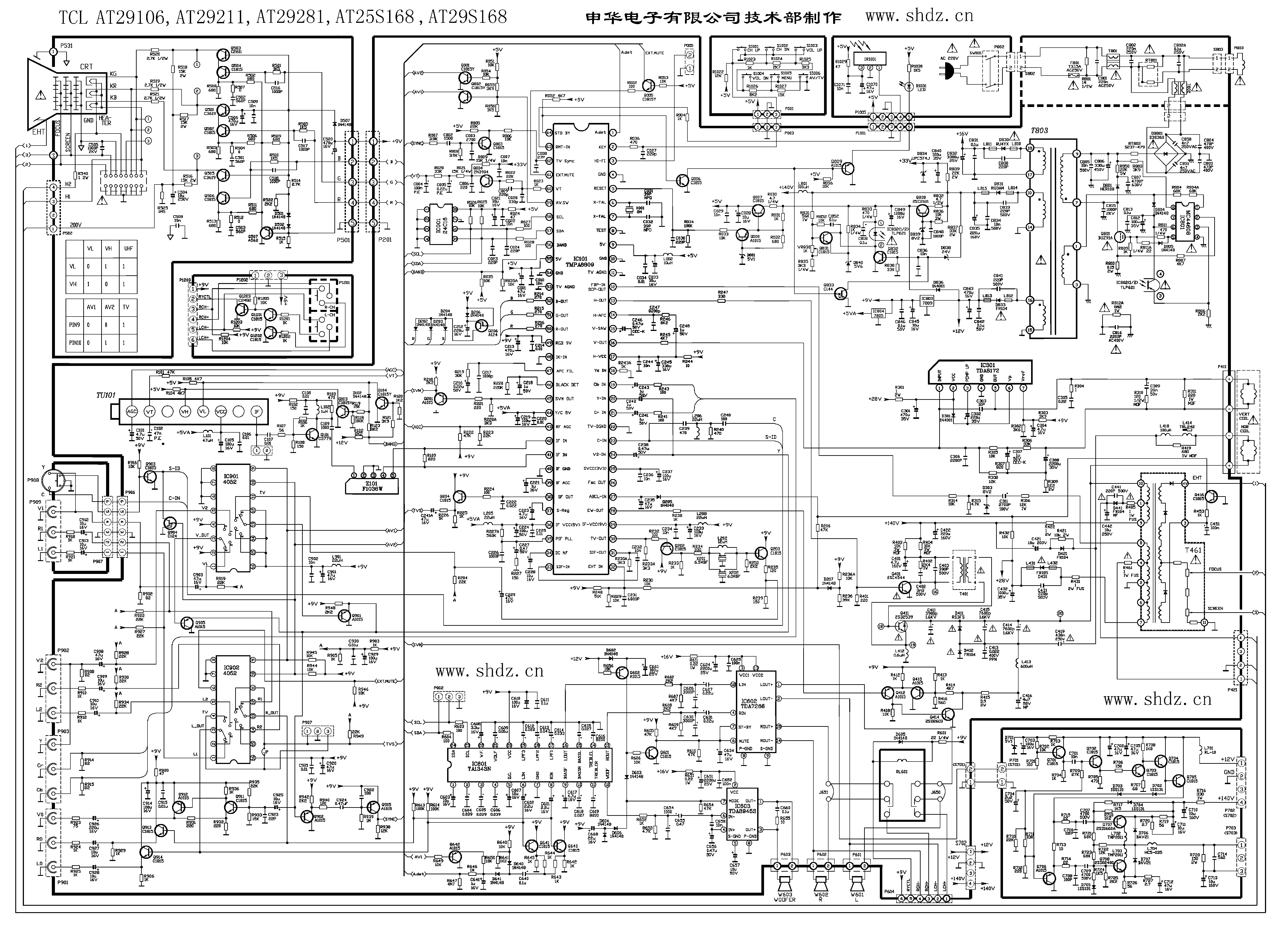 Jvc av 2957we схема