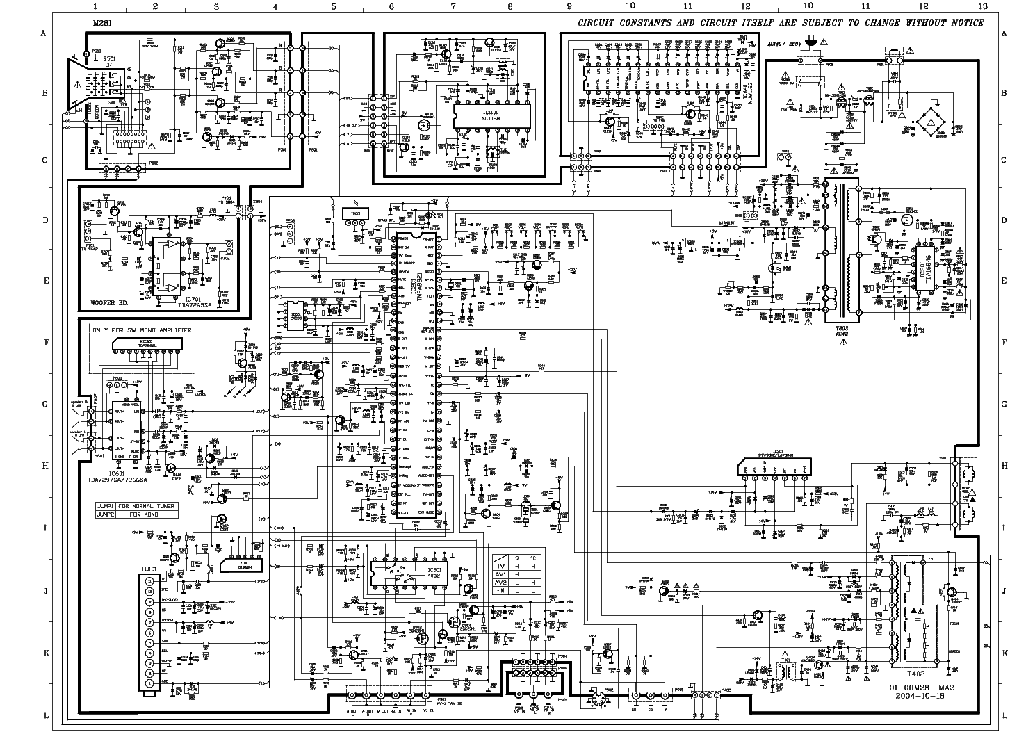 Ka2915 схема телевизора