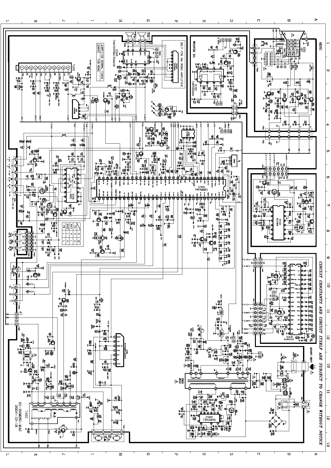 Tcl Crt Tv Circuit Diagram Pdf - TV Schematics