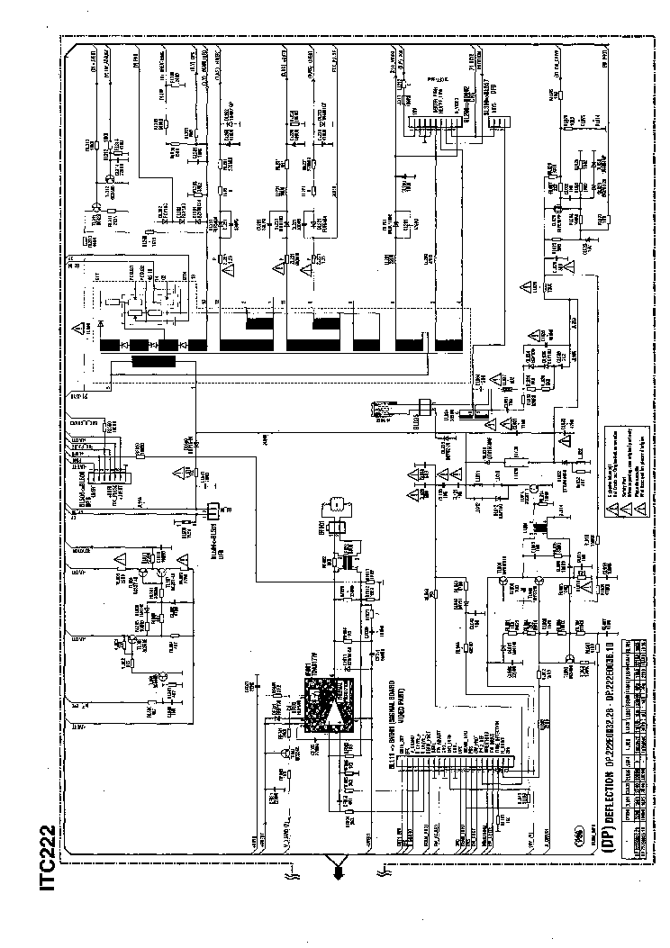 THOMSON 29C850 CH ICC222 SCH service manual