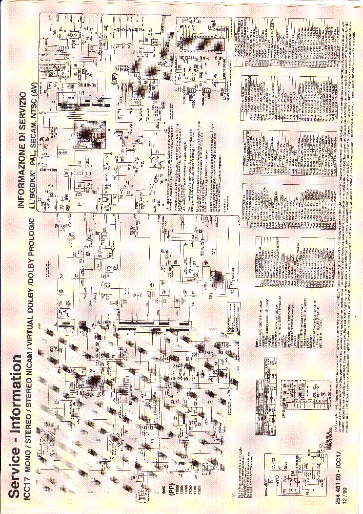THOMSON 32WR23EG SCHEMATIC HQ service manual