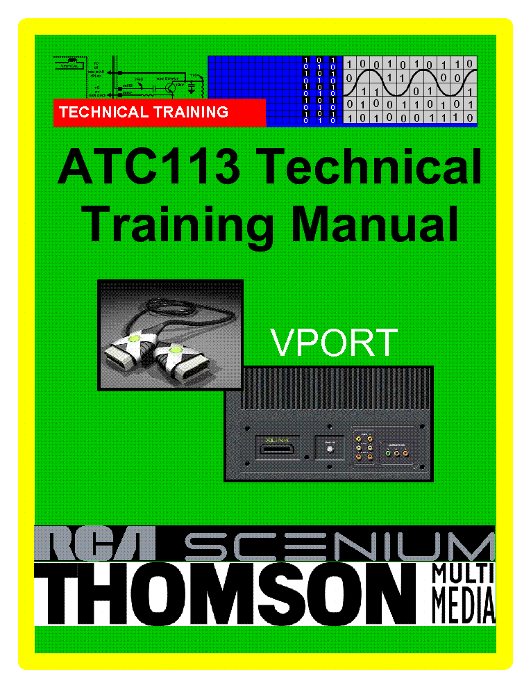 THOMSON CHASSIS ATC113 TRAINING MANUAL service manual