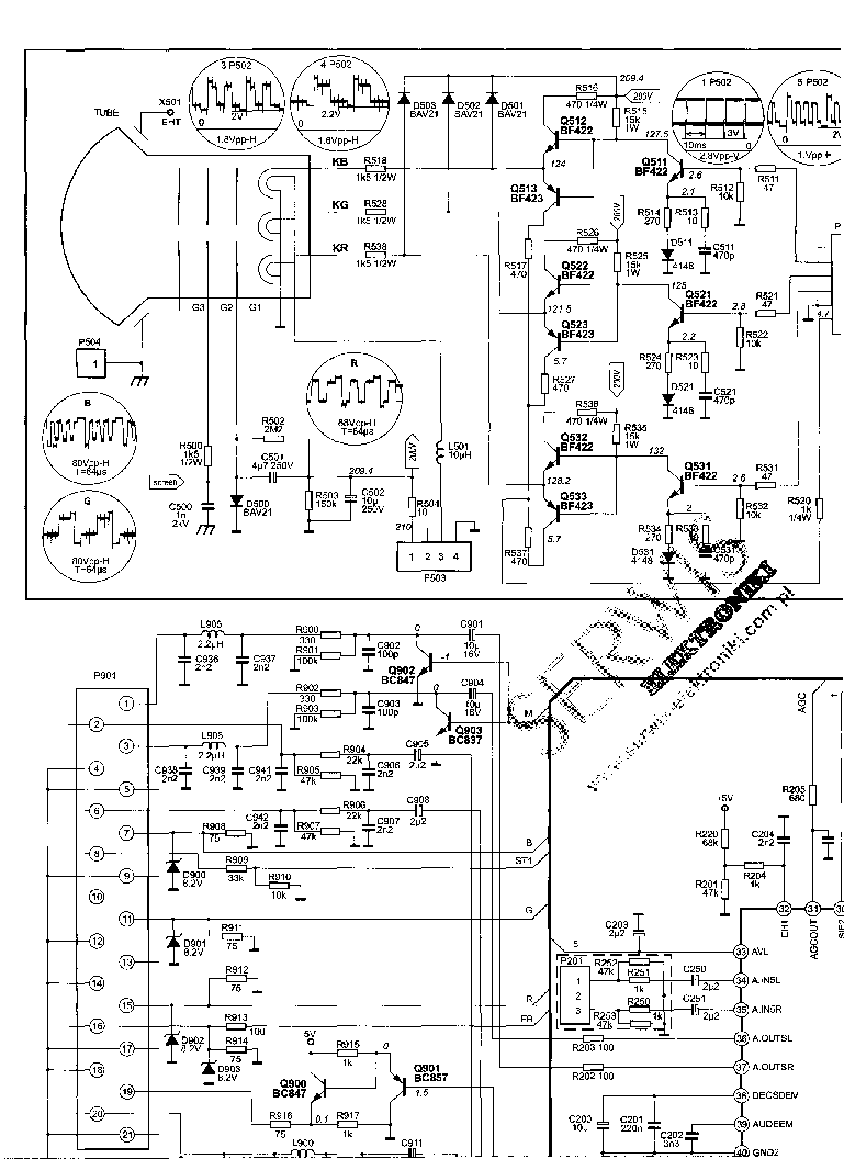 Схема томсон т26с81