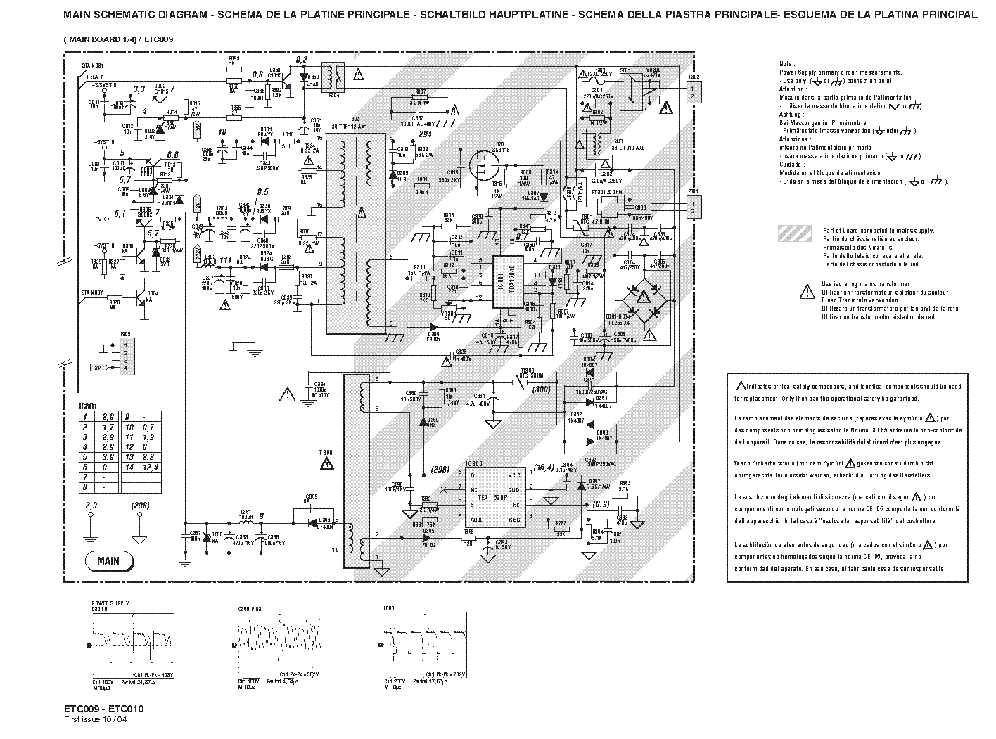 Thomson 20dg10e схема