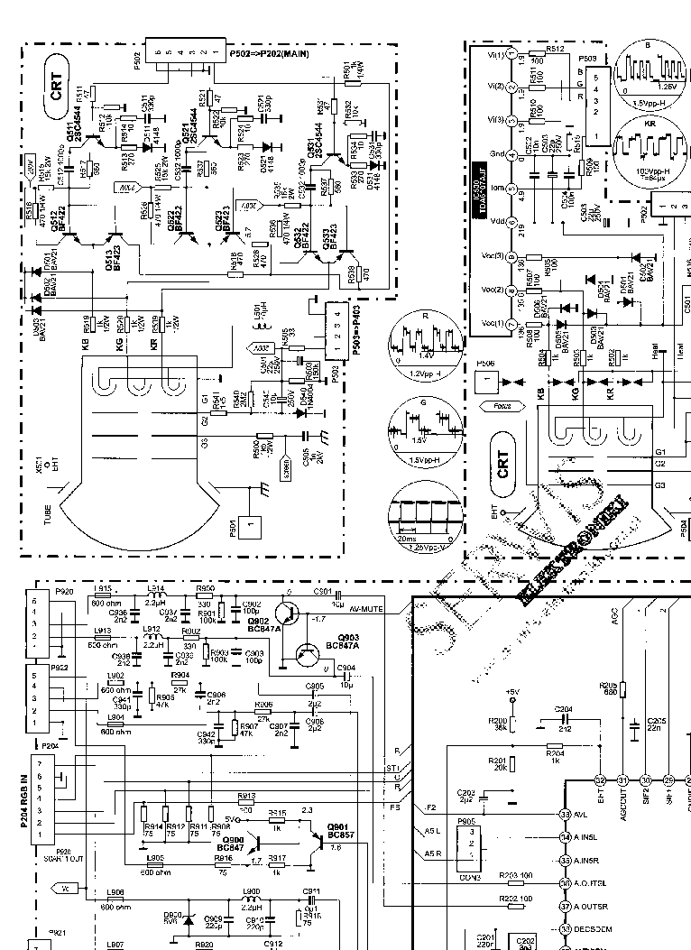 Thomson 20dg10e схема