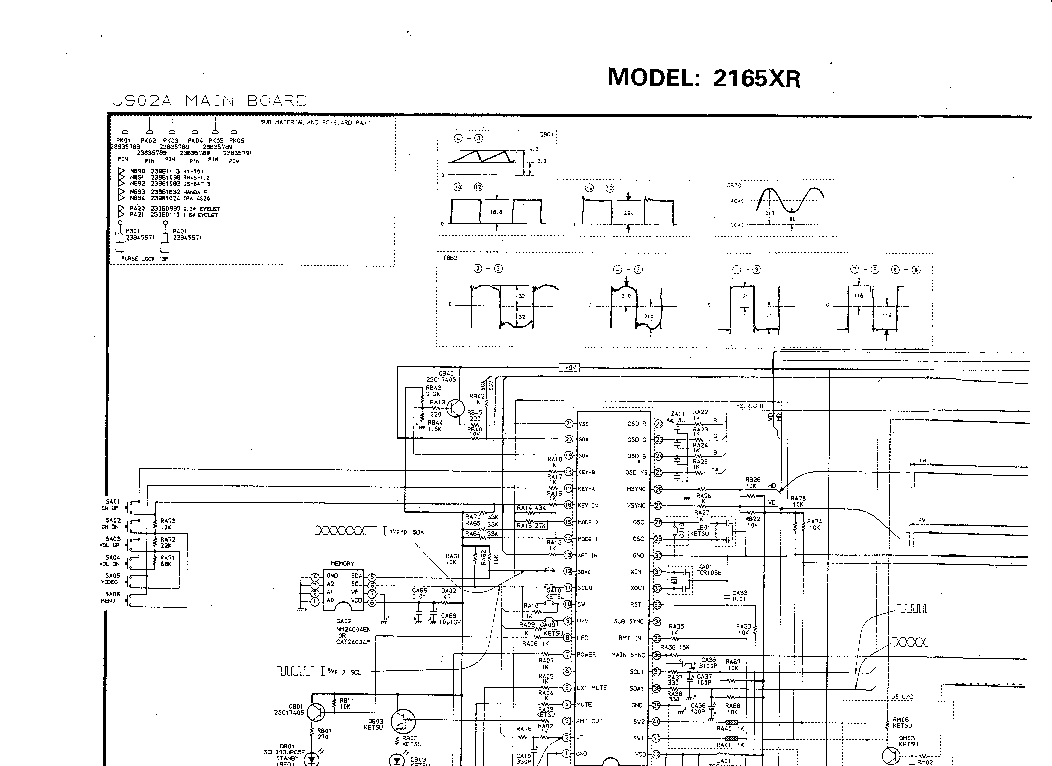 TOSHIBA 2165 service manual