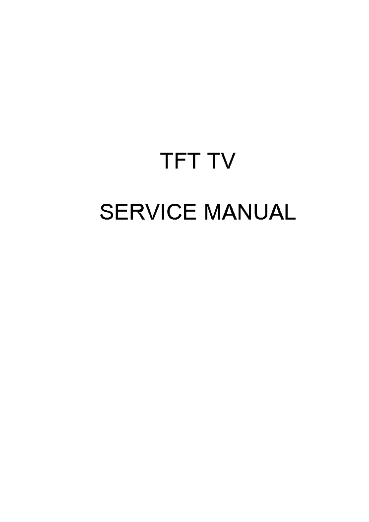 VESTEL 17MB01 SM service manual (1st page)