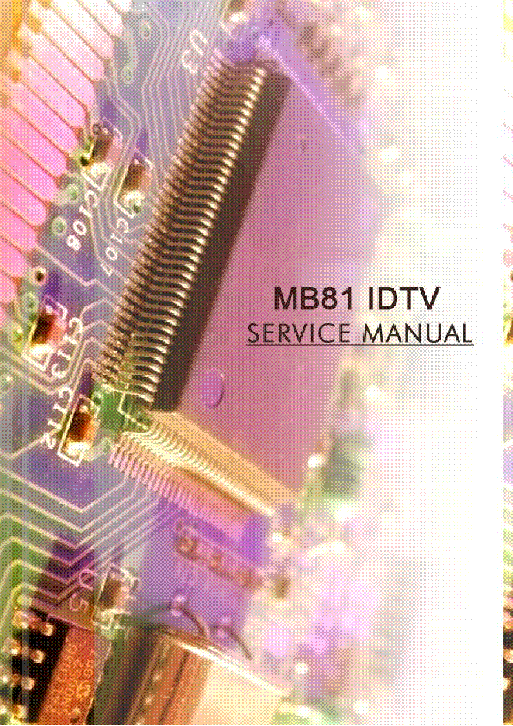 VESTEL 17MB81 CHASSIS service manual (1st page)