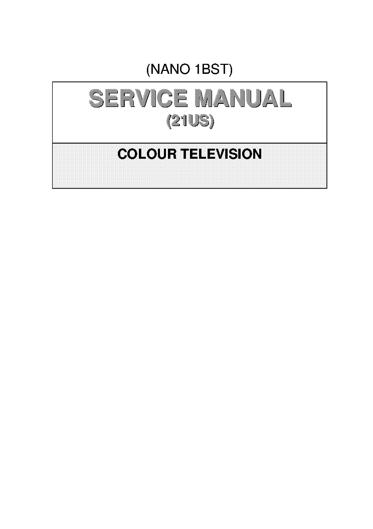 VIDEOCON NANO-1BSTPF-VPT21UV-TZA service manual