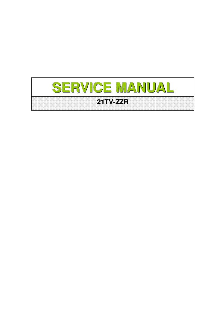 VIDEOCON NXP-VIDYA-AV-STEREO service manual