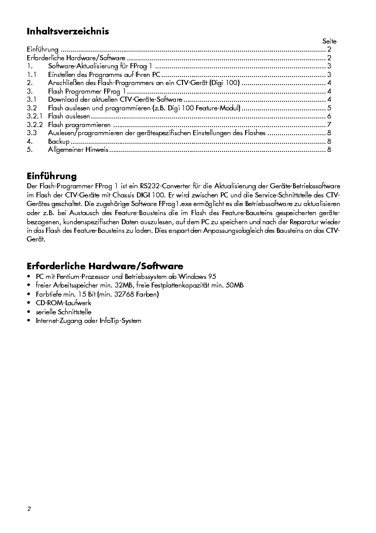GRUNDIG F PROG 1 INFO service manual (2nd page)