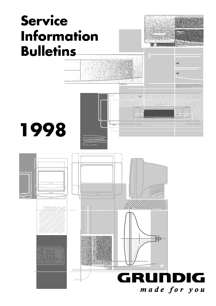 GRUNDIG SERVICE-INFORMATION BULLETINS 1998 service manual (1st page)
