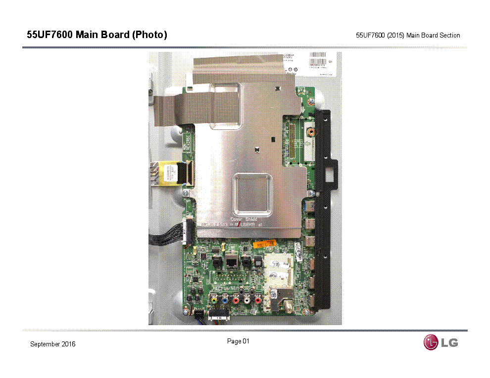LG 55UF7600 UHD LCD TV MAIN BOARD INFO 2015-TRAINING INTERCONNECT DIAGRAM service manual (2nd page)
