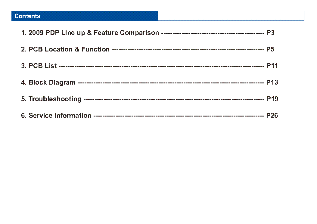 PANASONIC PDP 2009 TROUBLESHOOTING GUIDE TH-P65-58-50V10M P42G10M P54-50-42S10M P50-42X10M C10M service manual (2nd page)