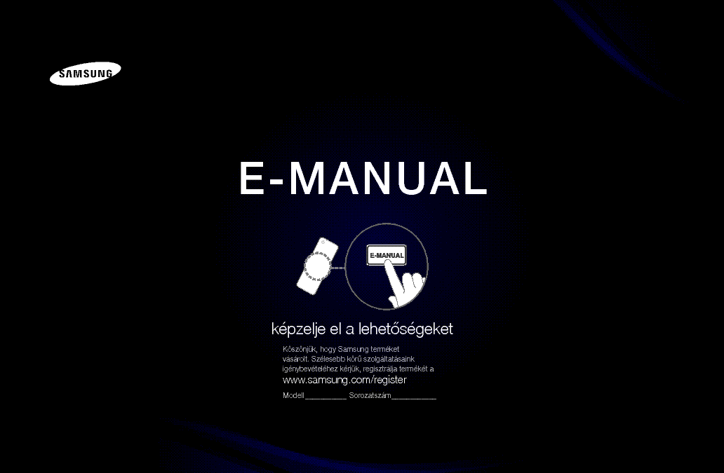 SAMSUNG UE46D5500 KEZIKONYV HUN Service Manual download, schematics