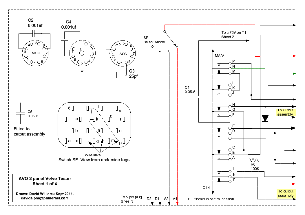 AVO 2-PANEL VALVE TESTER SCH Service Manual download, schematics ...