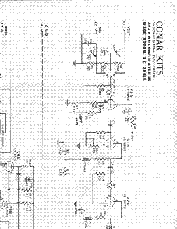 CONAR 224 TUBE TESTER TUBE DATA Service Manual download, schematics