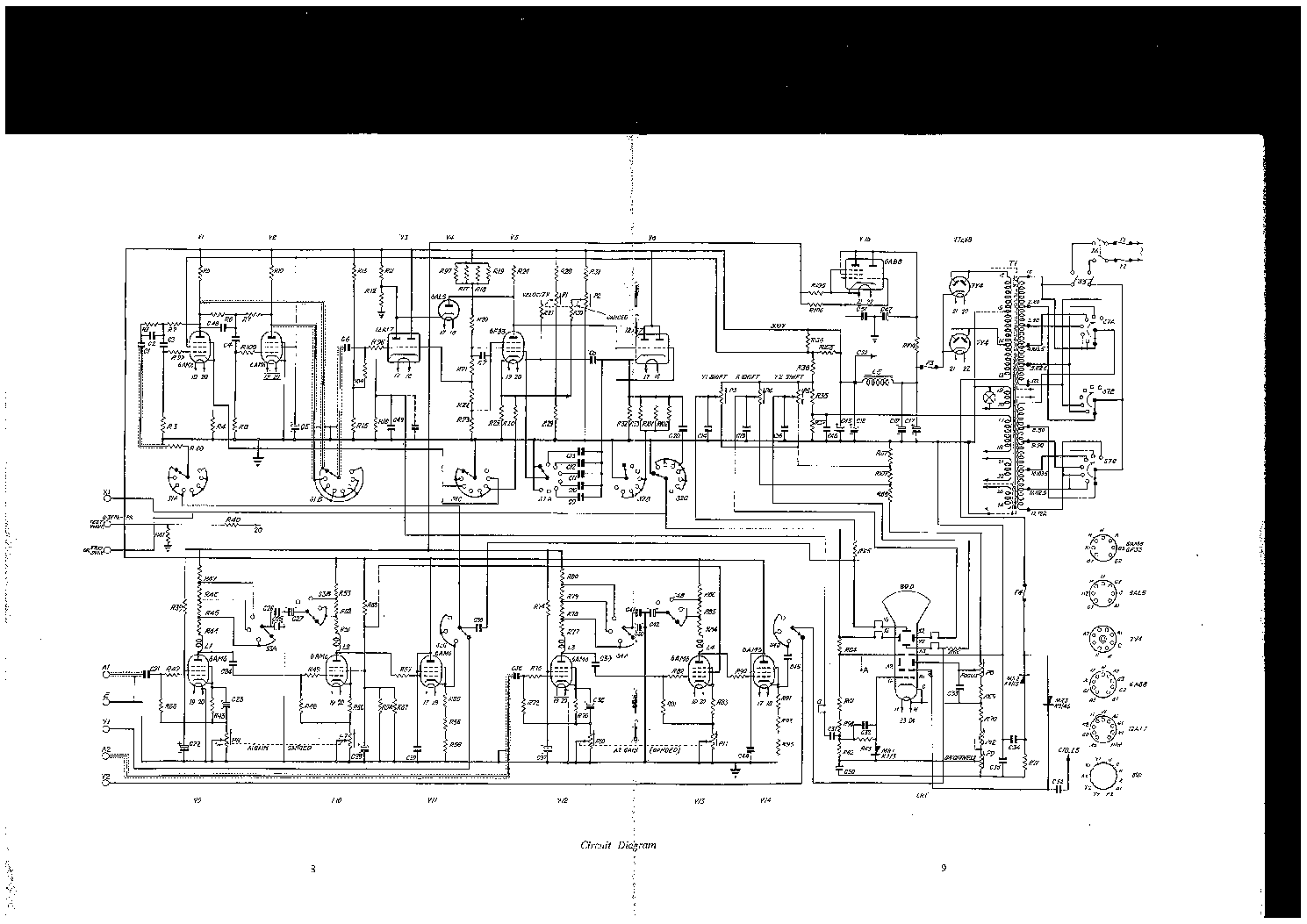 COSSOR 1052 OSCILLOSCOPE CRKTS-PARTS SM service manual