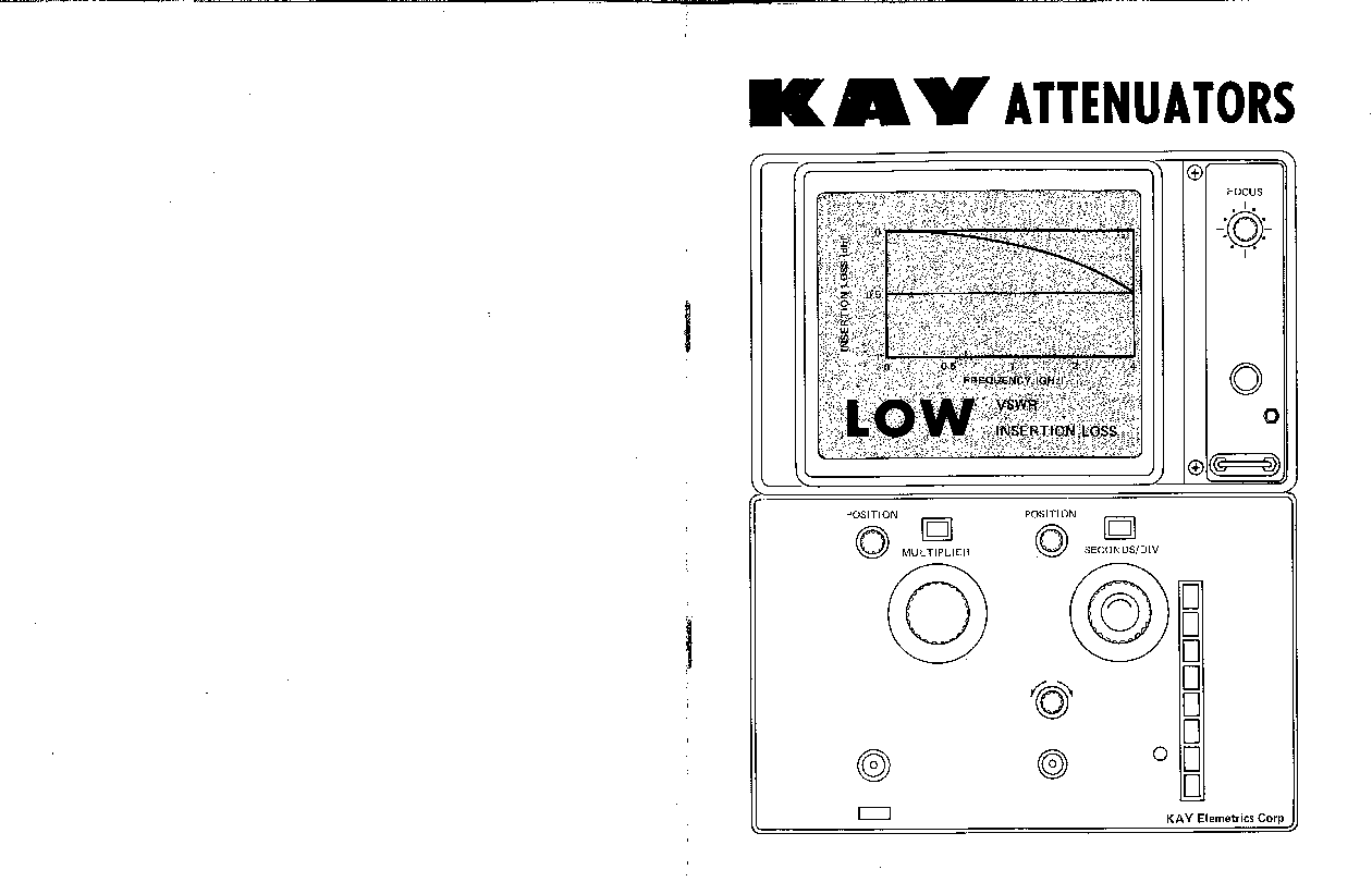 KAY ATTENUATORS Service Manual download, schematics, eeprom, repair