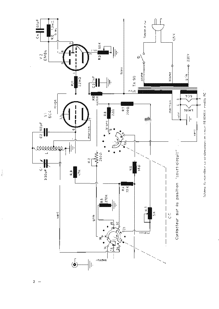 RETEX PC1 VINTAGE INCIRCUIT CAPACITANCE CHECKER KIT FRANCIA SM service manual (2nd page)