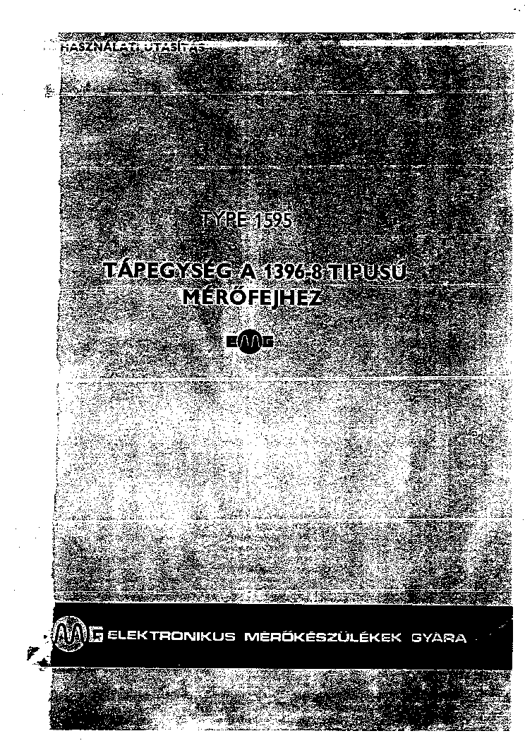 EMG 1595 POWER SUPPLY service manual