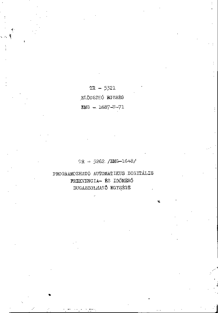 EMG 1687 U 7 service manual