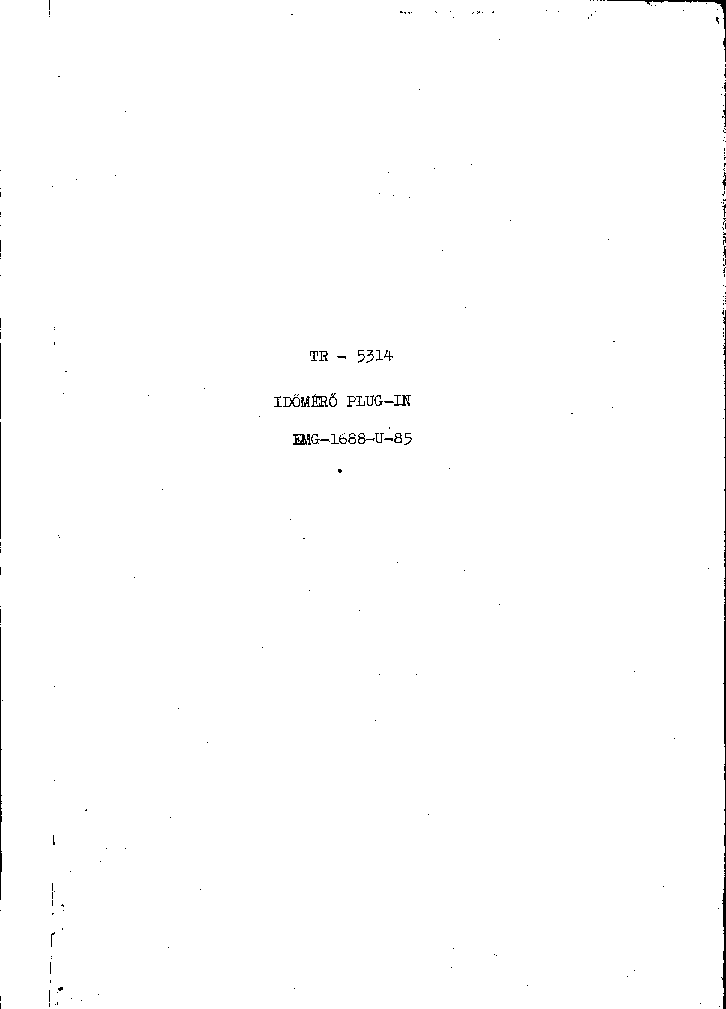 EMG 1688-U-85 TR-5314 service manual