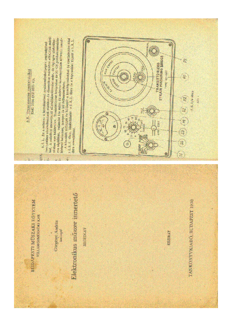 EMG RZ-007 2355 TRANSISTORIZED STRAIN MEASURING BRIDGE OP. SCH service manual