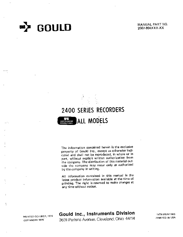 Gould K100-D Numérique Analyseur logique d'exploitation et service manual CD-ROM PDF