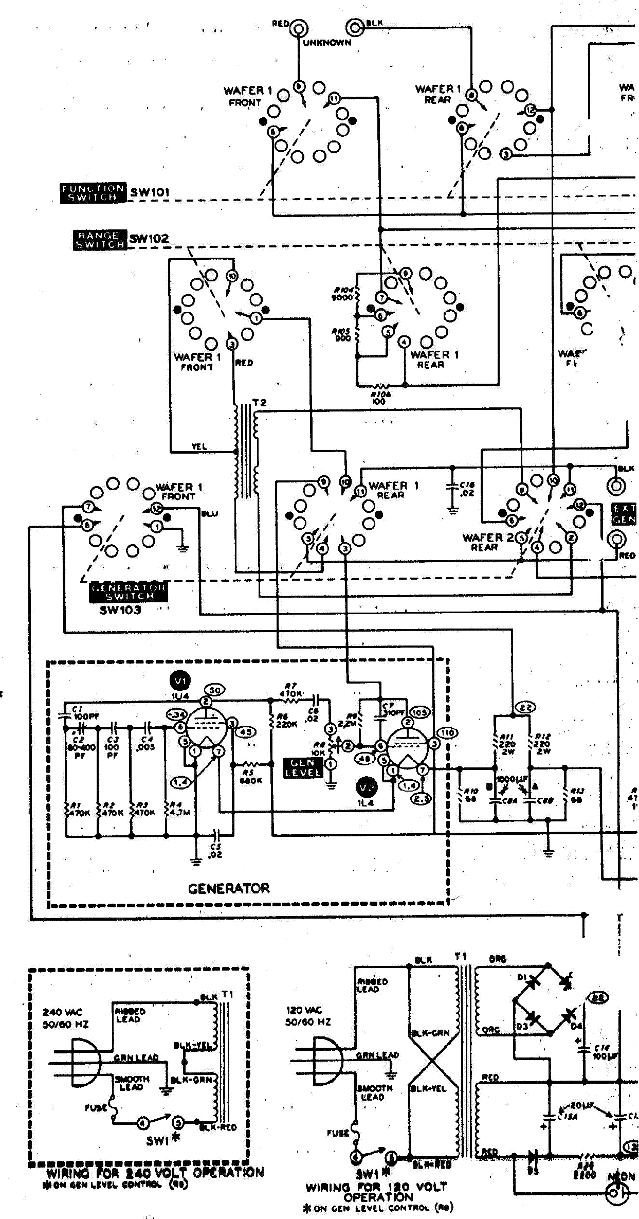 HEAATHKIT IB-2B IMPEDANCE BRIDGE SM Service Manual download, schematics ...