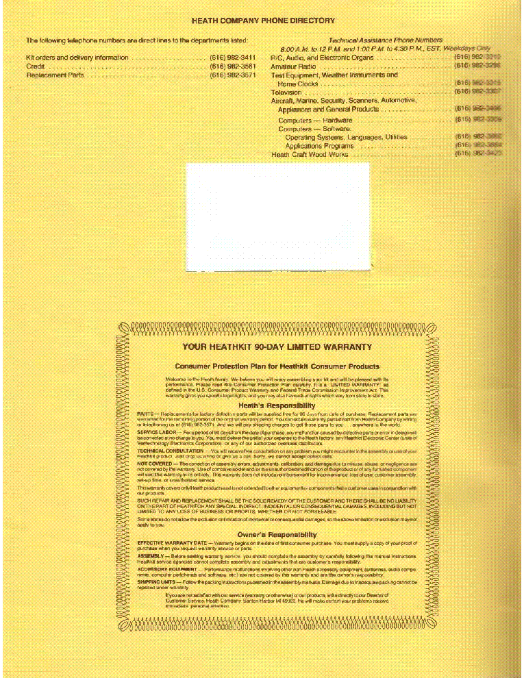 HEATHKIT IB-5281 RLC BRIDGE SM Service Manual download, schematics ...