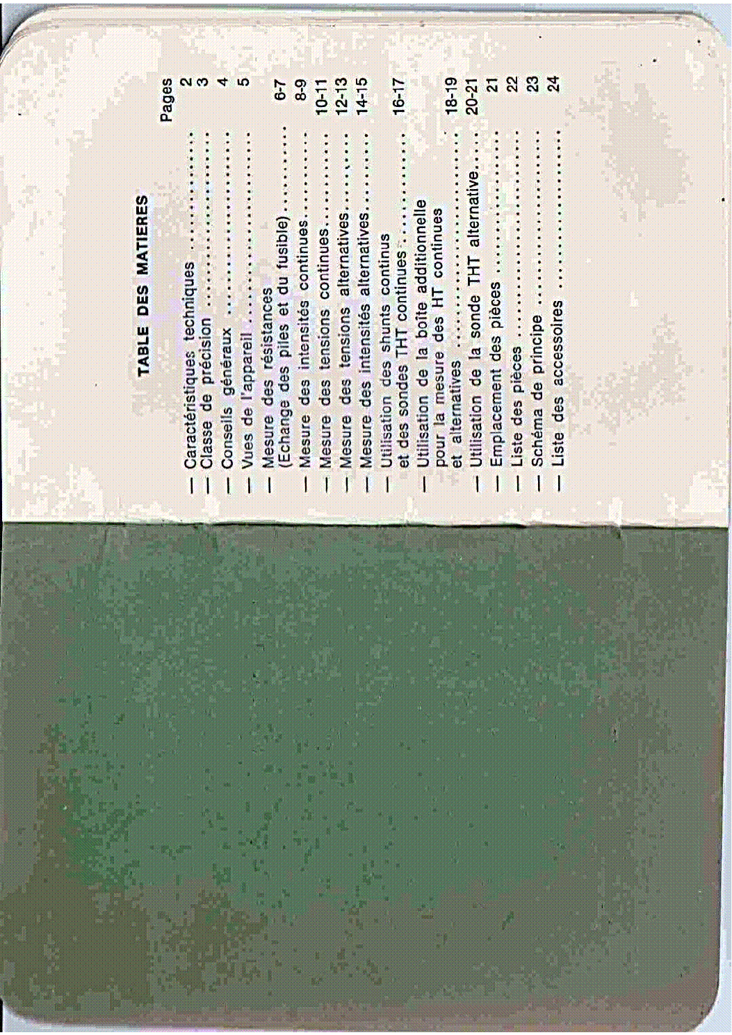 ITT-METRIX MX-209-A ANALOG-MM 1968 SM service manual (2nd page)