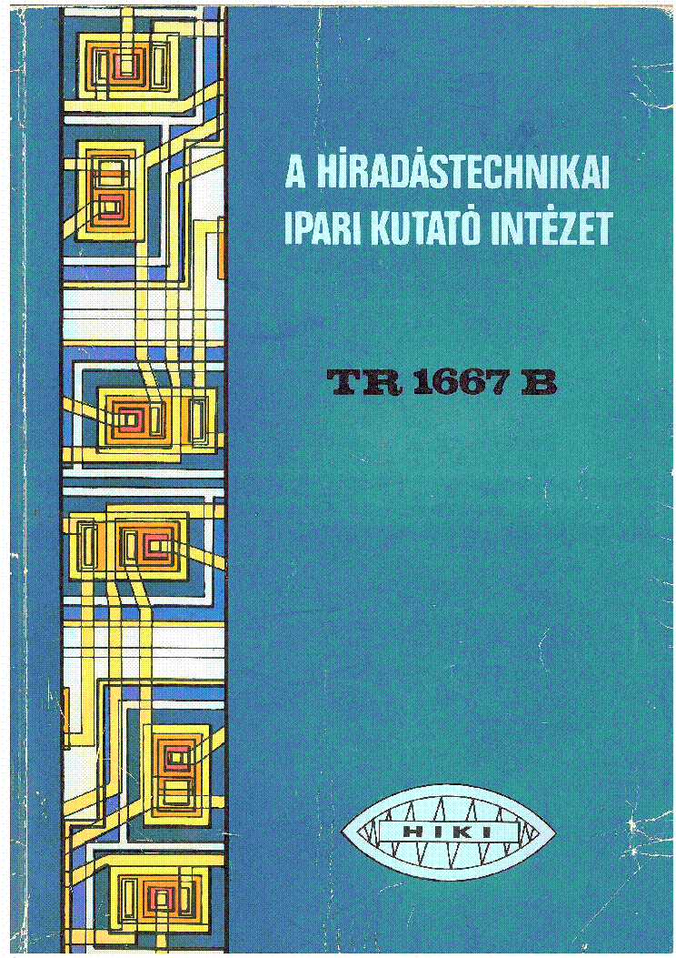 HIKI TR1667B MULTIMETER service manual (1st page)