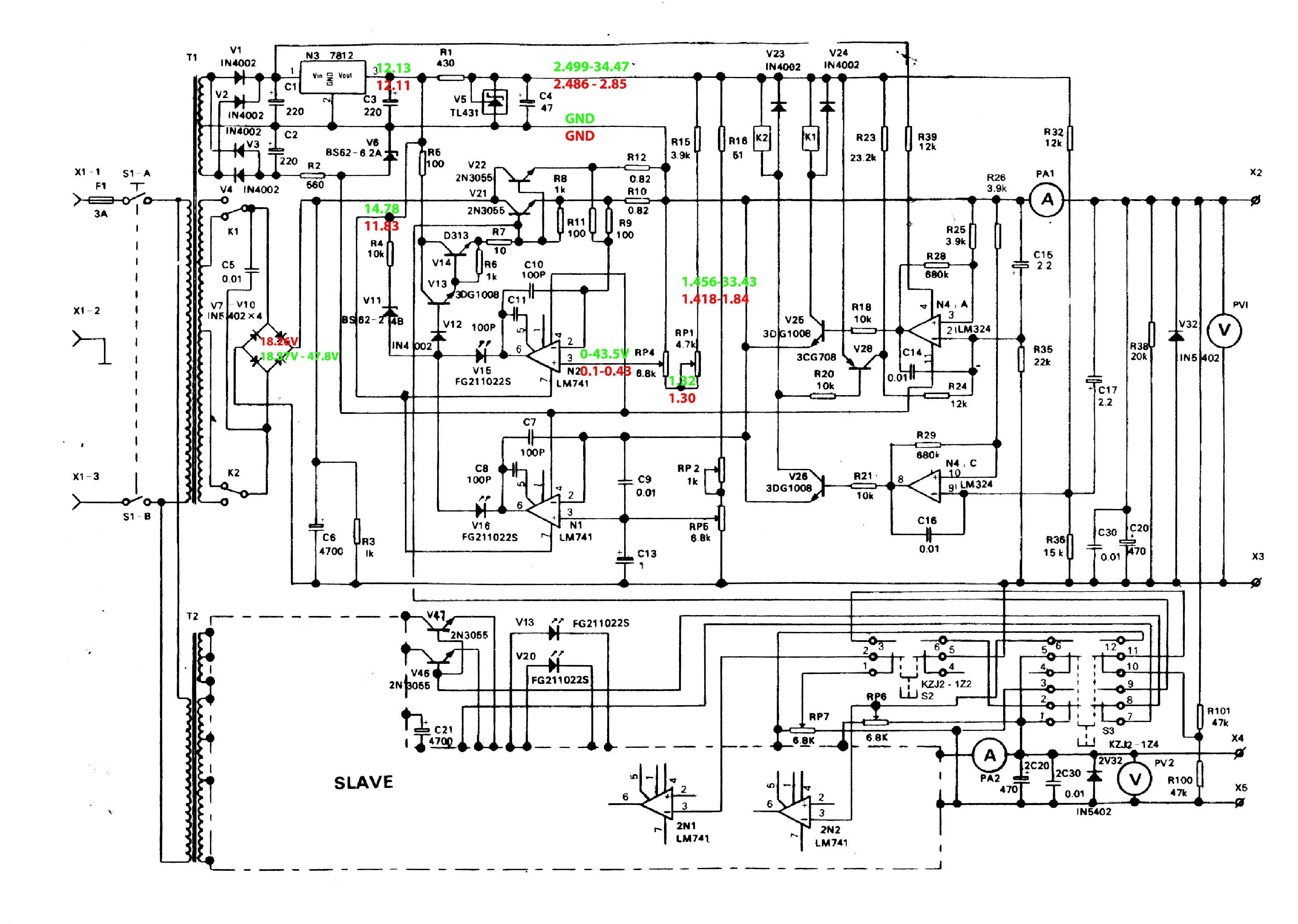 Mastech Hy3005f 3 Schematic