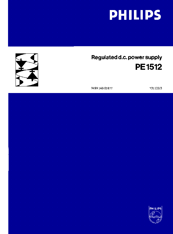 PHILIPS PE1512 SERVICE MANUAL service manual (1st page)