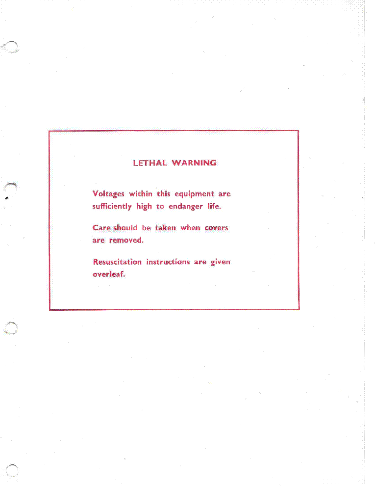 RACAL DANA 9523 V.L.F. COUNTER-TIMER 9525 COMPUTING COUNTER MAINTENANCE MANUAL service manual (2nd page)